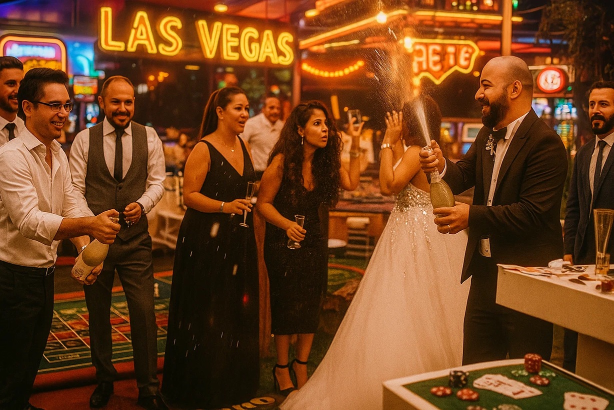 Rohini &amp; Greg: Kelham Hall Hindu Casino Wedding